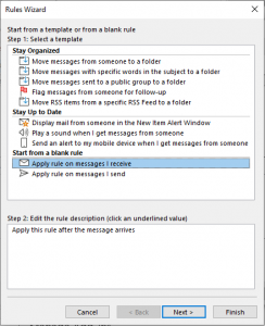 Documentation - Outlook Spam Rules 13